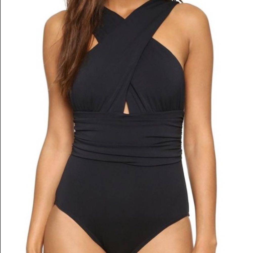 Cupshe Deep Feelings Cross One-piece Swimsuit - L